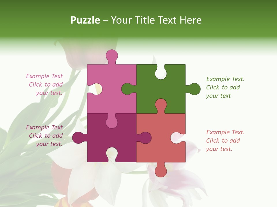 White Mother Background PowerPoint Template