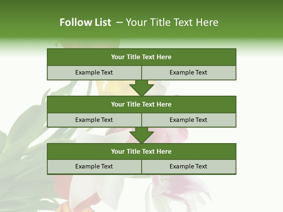 White Mother Background PowerPoint Template