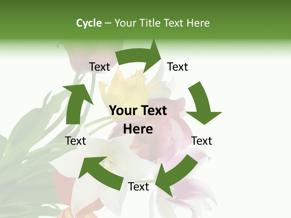 White Mother Background PowerPoint Template