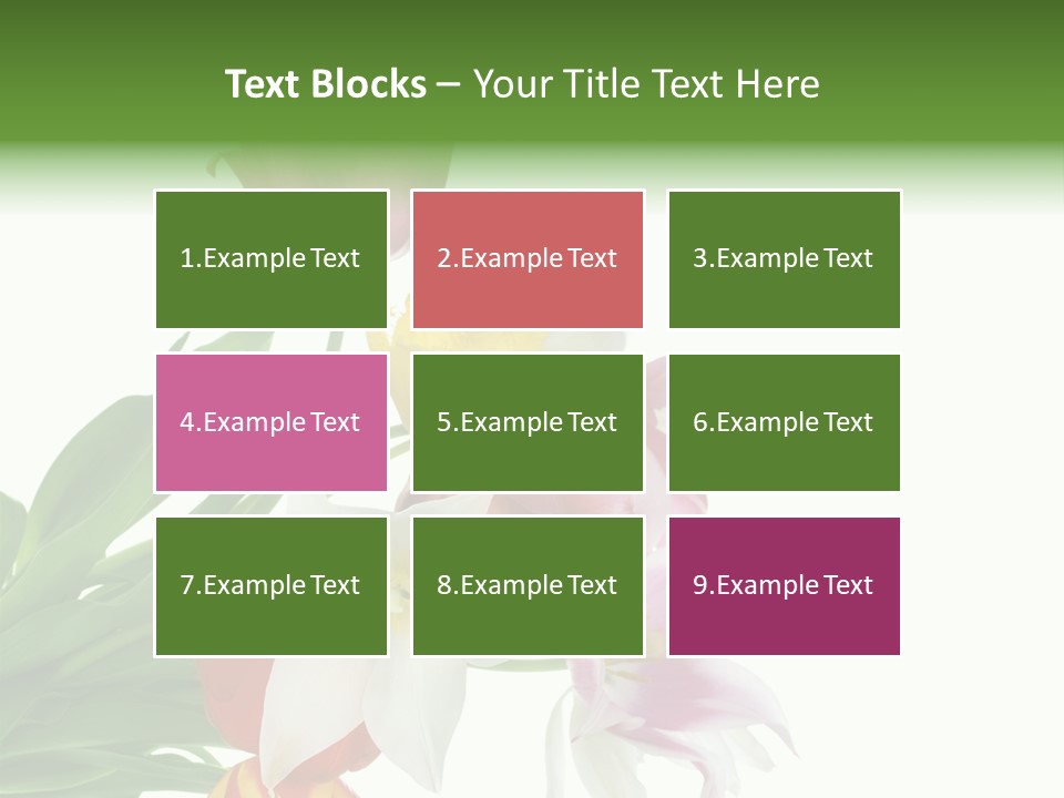 White Mother Background PowerPoint Template