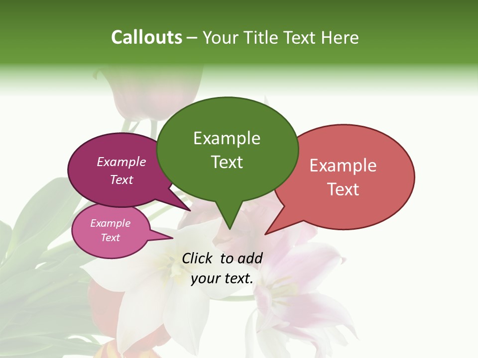 White Mother Background PowerPoint Template