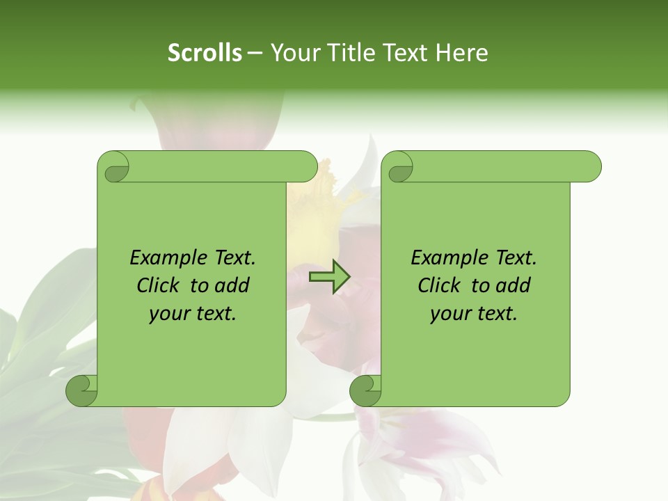 White Mother Background PowerPoint Template