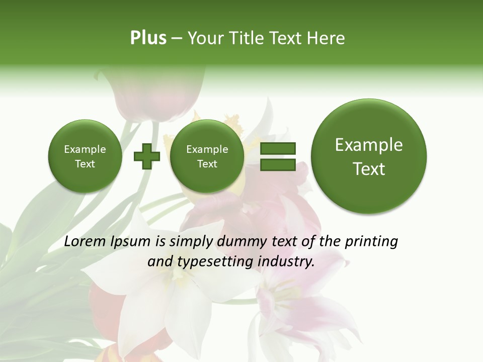 White Mother Background PowerPoint Template