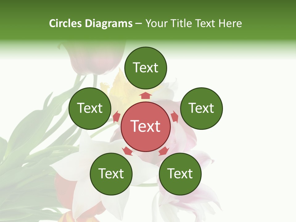 White Mother Background PowerPoint Template