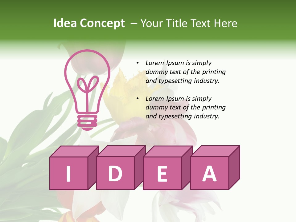 White Mother Background PowerPoint Template