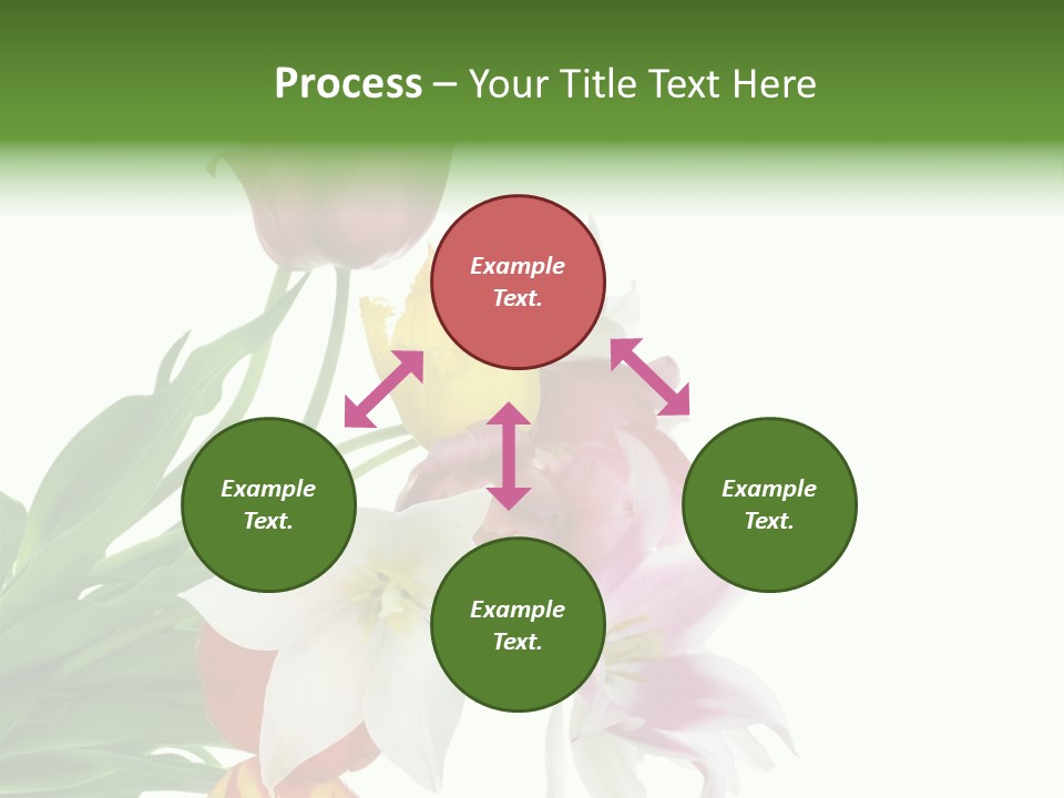 White Mother Background PowerPoint Template