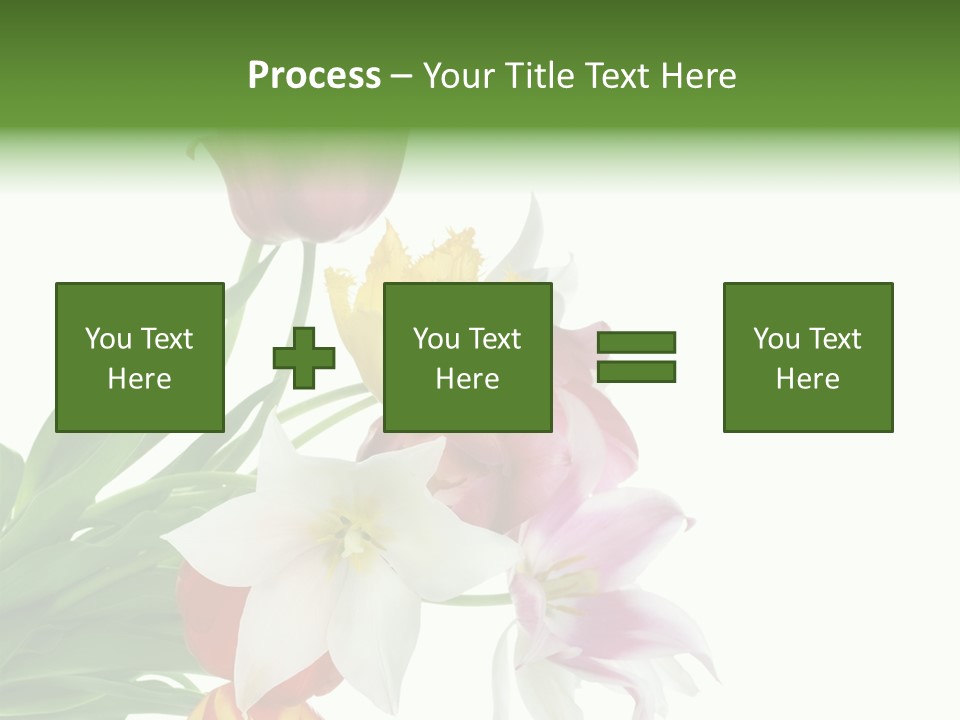White Mother Background PowerPoint Template