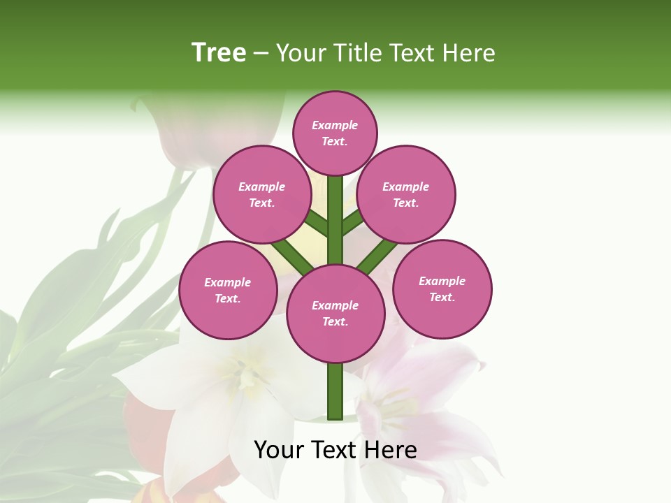 White Mother Background PowerPoint Template