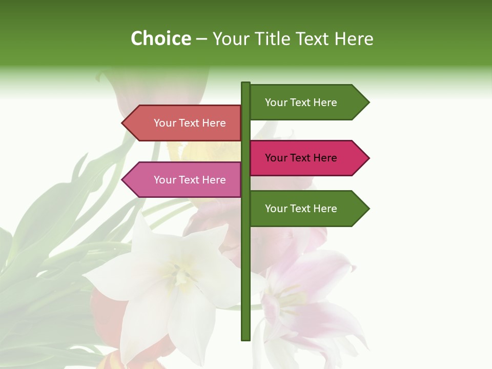 White Mother Background PowerPoint Template