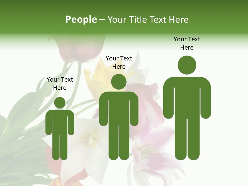 White Mother Background PowerPoint Template