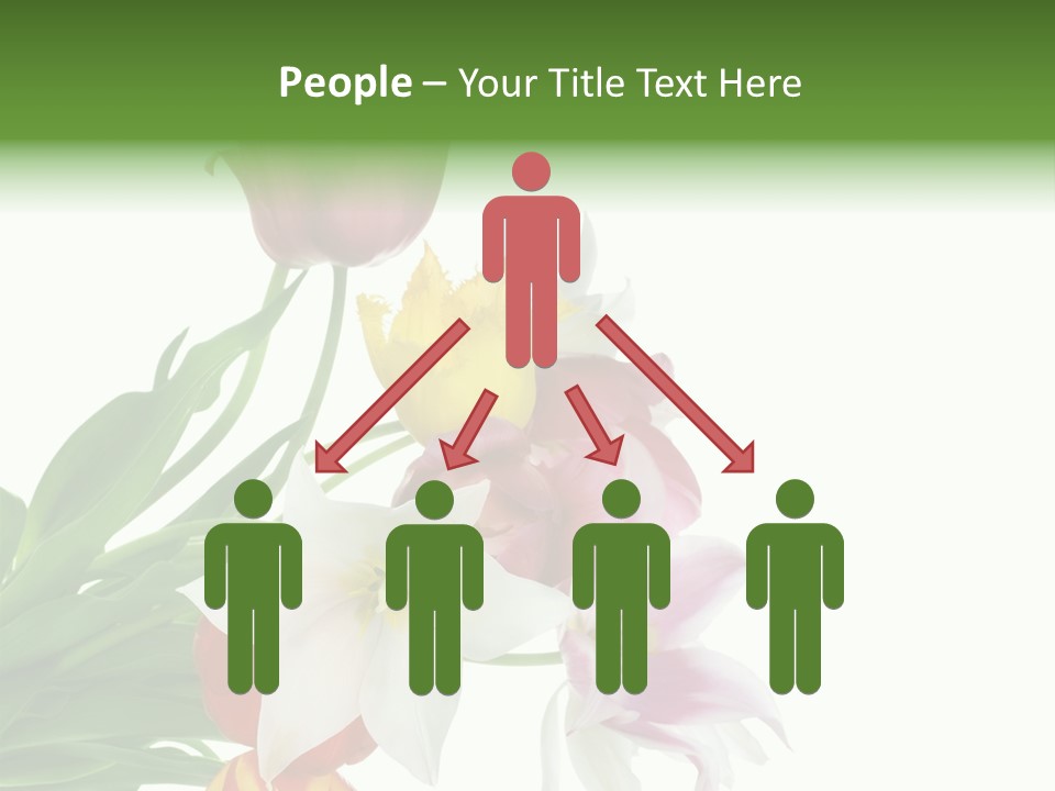 White Mother Background PowerPoint Template