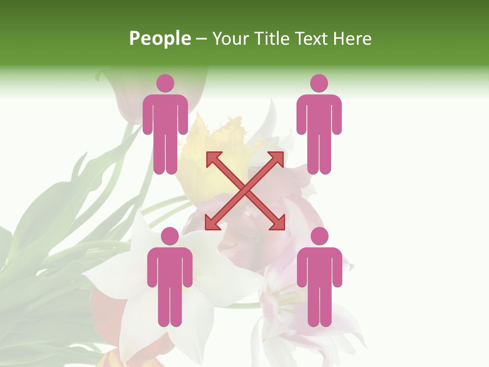 White Mother Background PowerPoint Template