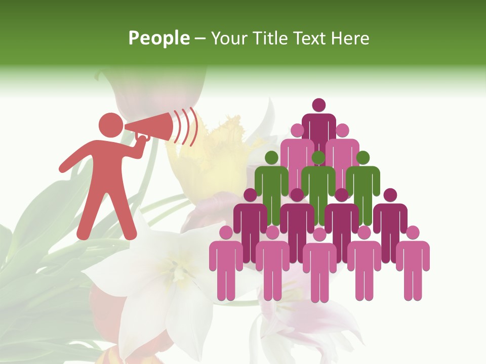 White Mother Background PowerPoint Template