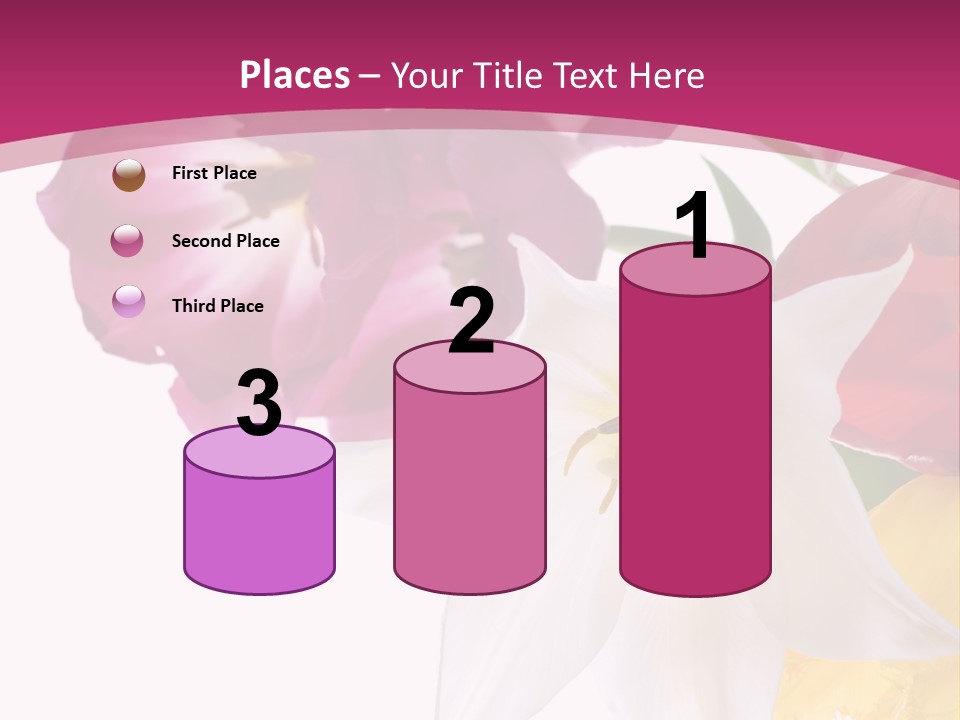 Natural Pink Text PowerPoint Template