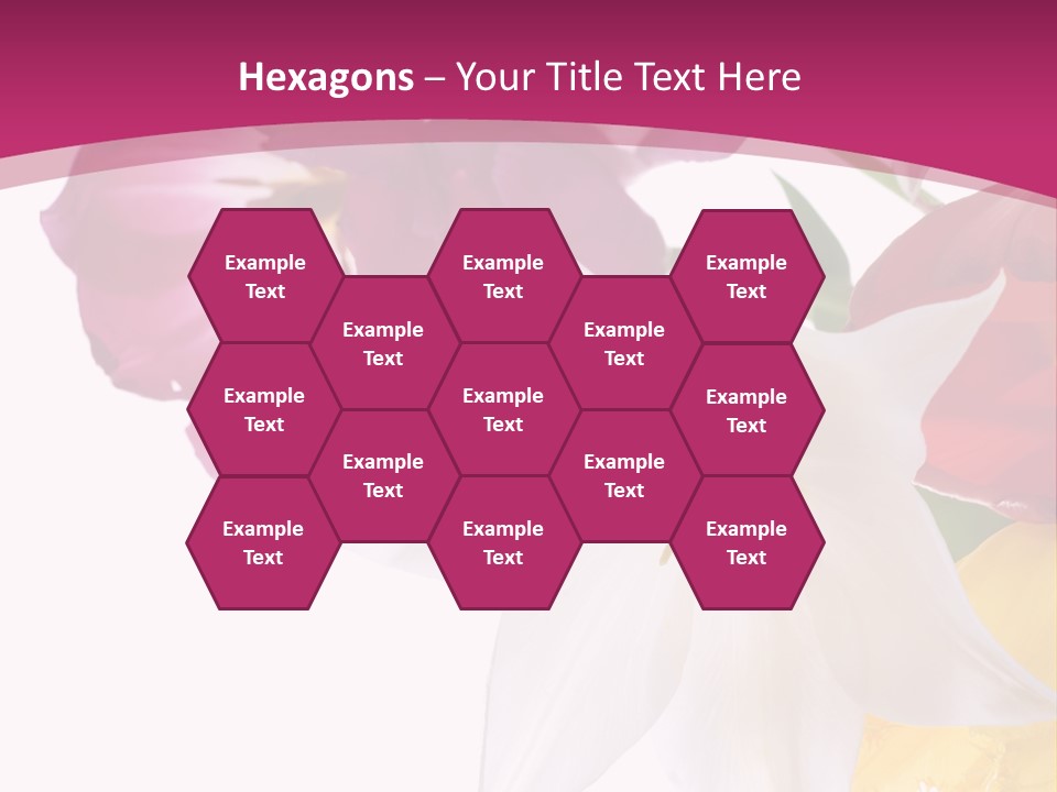 Natural Pink Text PowerPoint Template