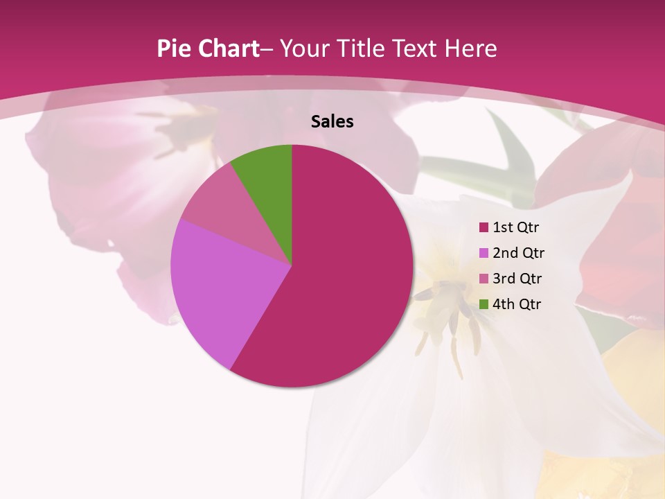 Natural Pink Text PowerPoint Template