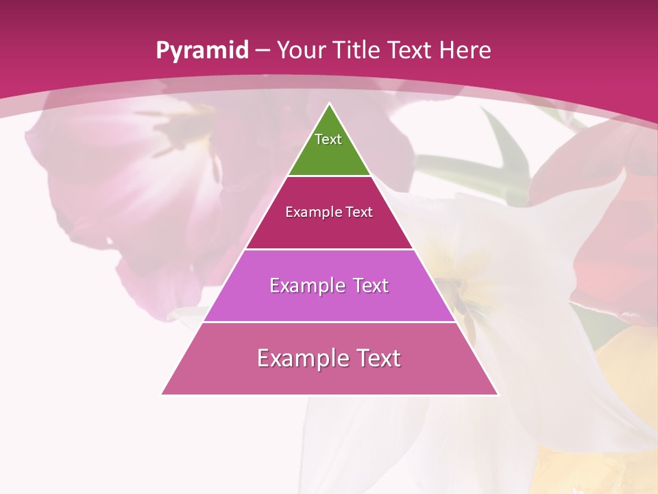 Natural Pink Text PowerPoint Template