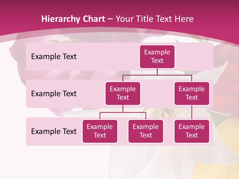 Natural Pink Text PowerPoint Template