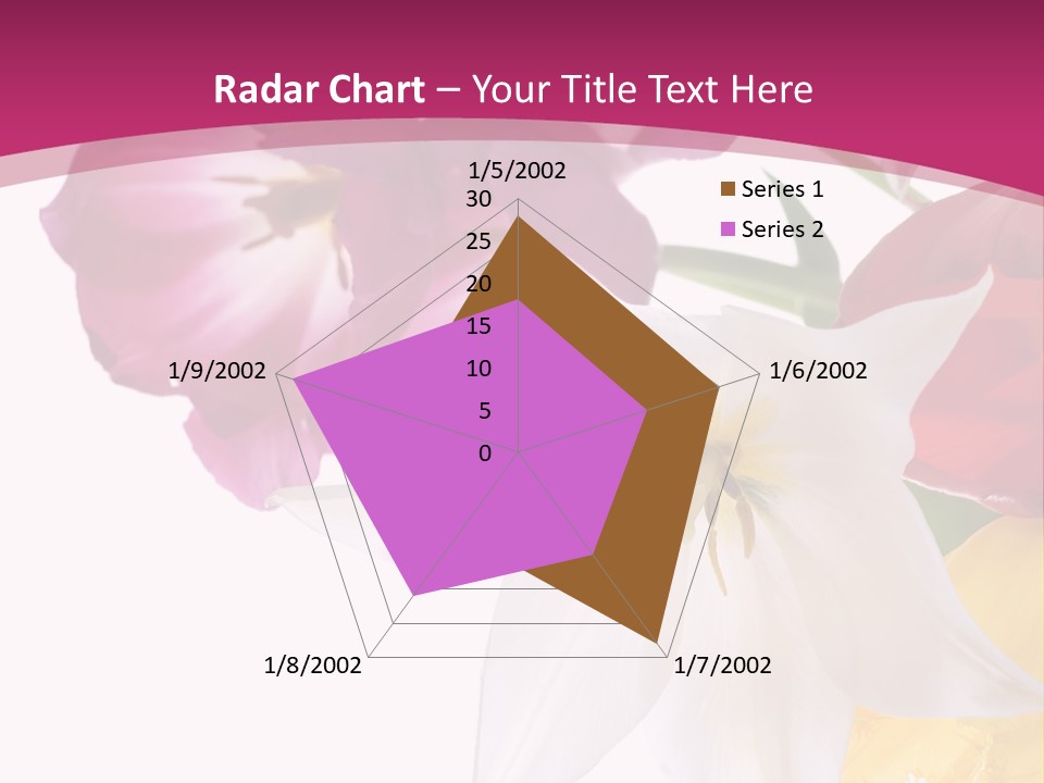 Natural Pink Text PowerPoint Template