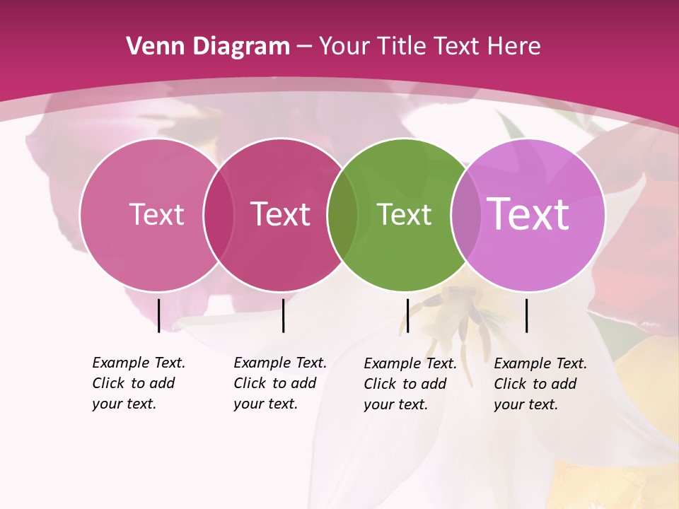 Natural Pink Text PowerPoint Template