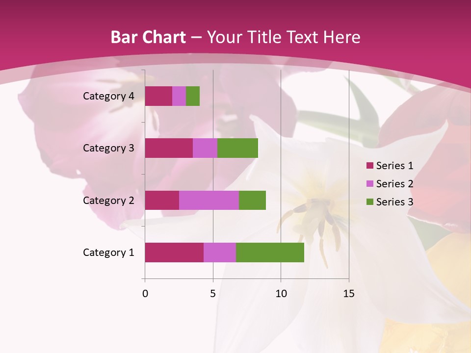 Natural Pink Text PowerPoint Template