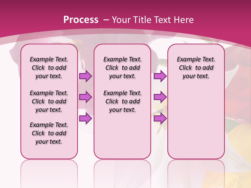 Natural Pink Text PowerPoint Template