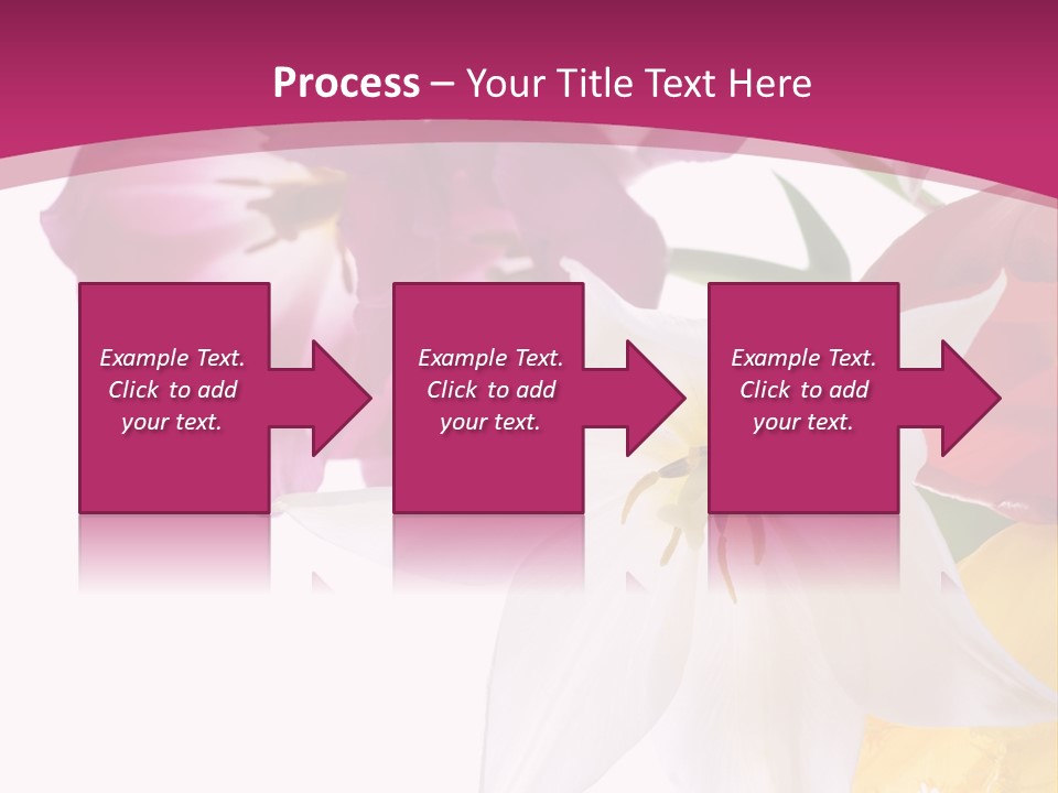 Natural Pink Text PowerPoint Template