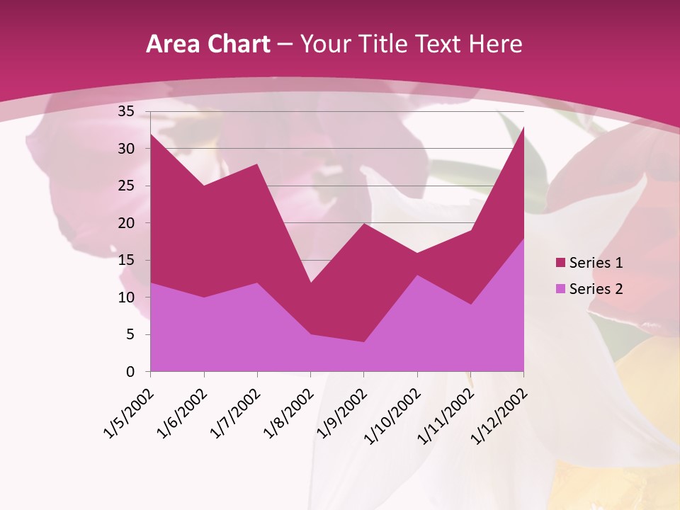 Natural Pink Text PowerPoint Template