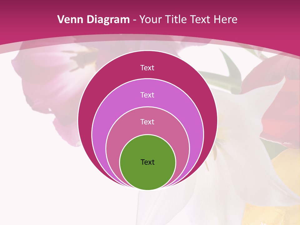 Natural Pink Text PowerPoint Template