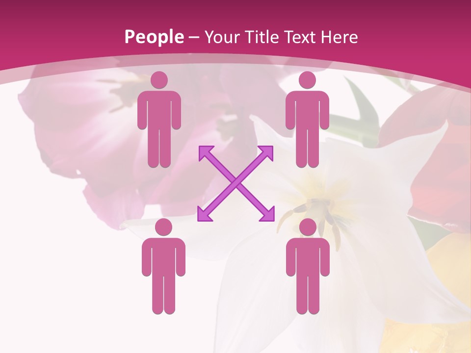 Natural Pink Text PowerPoint Template