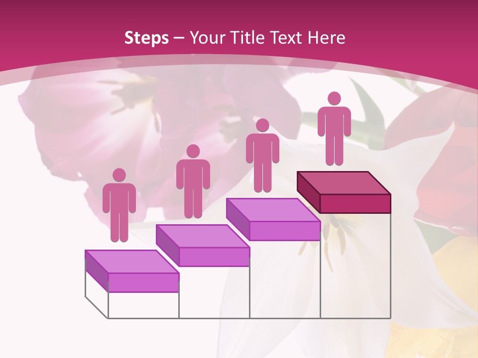 Natural Pink Text PowerPoint Template