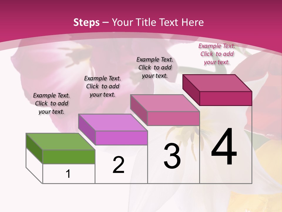 Natural Pink Text PowerPoint Template