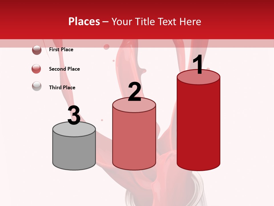 Can Red Abstract PowerPoint Template