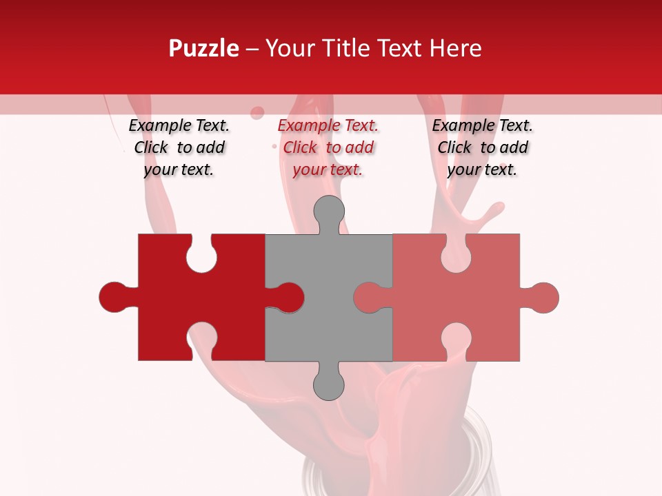 Can Red Abstract PowerPoint Template