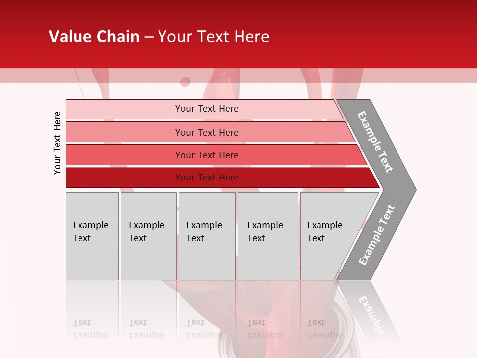 Can Red Abstract PowerPoint Template