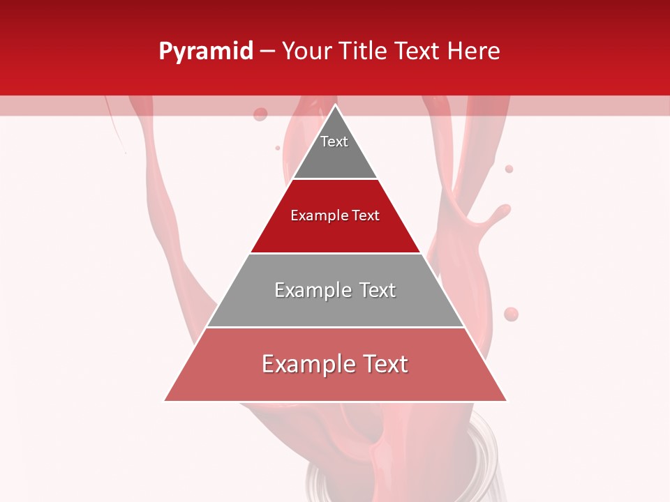 Can Red Abstract PowerPoint Template