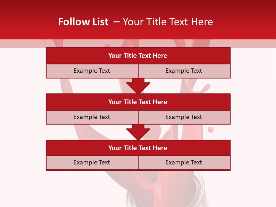 Can Red Abstract PowerPoint Template