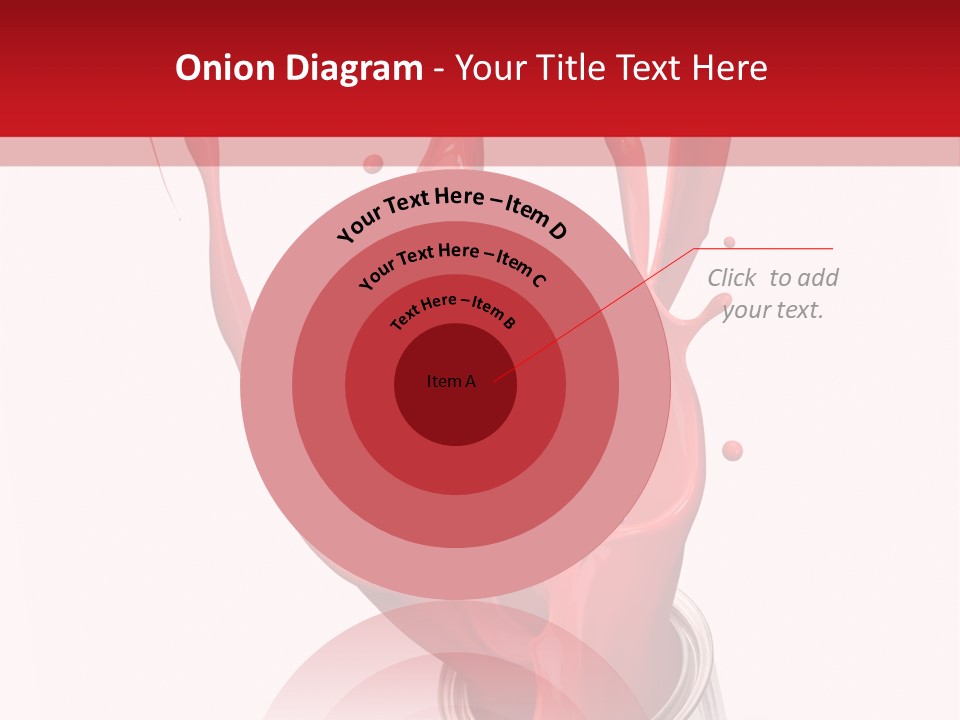 Can Red Abstract PowerPoint Template