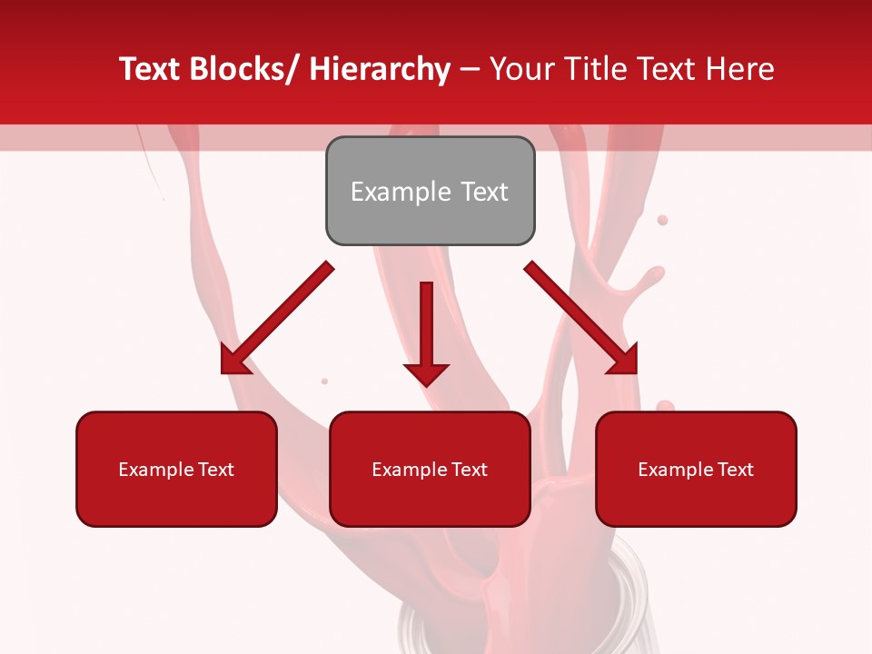 Can Red Abstract PowerPoint Template