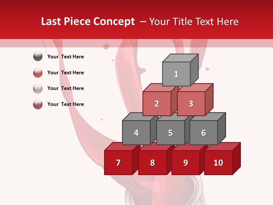 Can Red Abstract PowerPoint Template