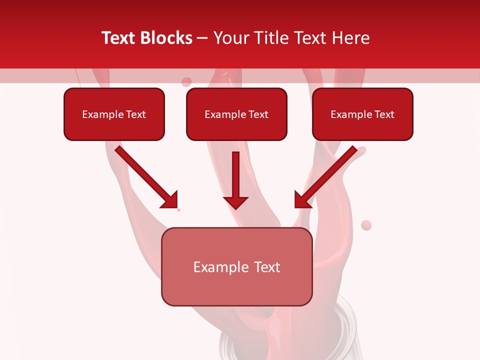 Can Red Abstract PowerPoint Template