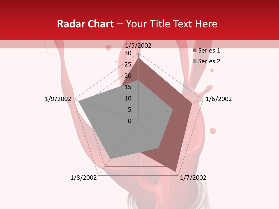 Can Red Abstract PowerPoint Template
