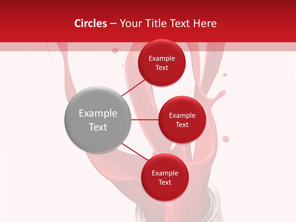 Can Red Abstract PowerPoint Template