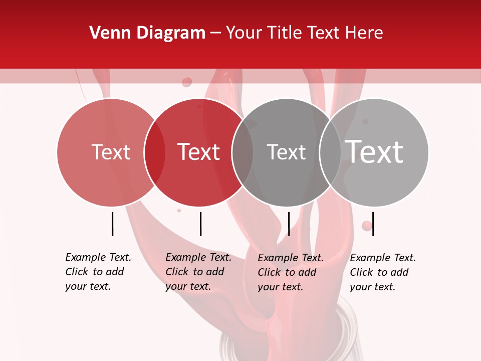 Can Red Abstract PowerPoint Template