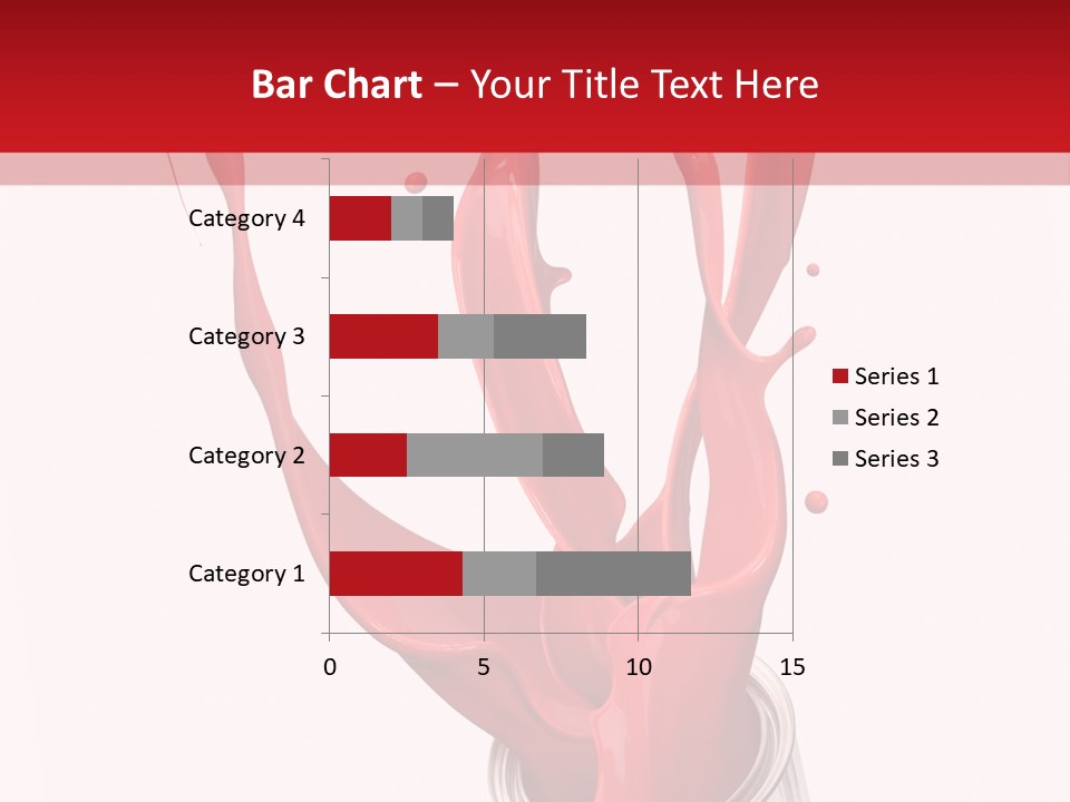 Can Red Abstract PowerPoint Template