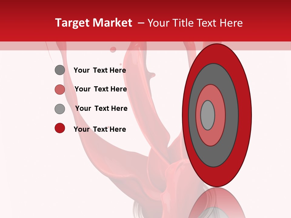 Can Red Abstract PowerPoint Template