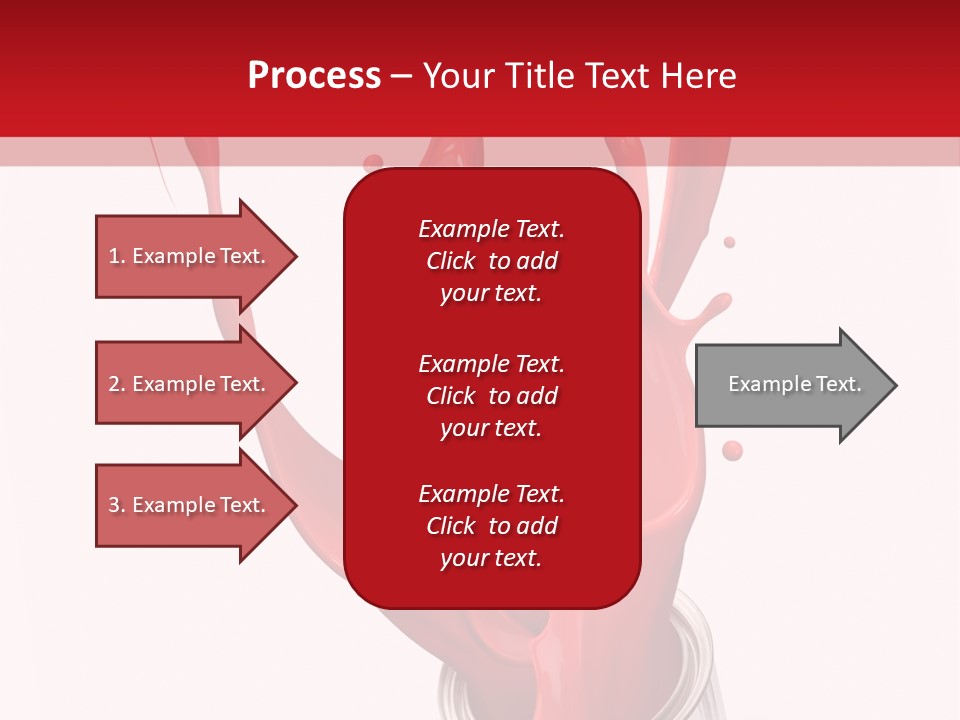 Can Red Abstract PowerPoint Template