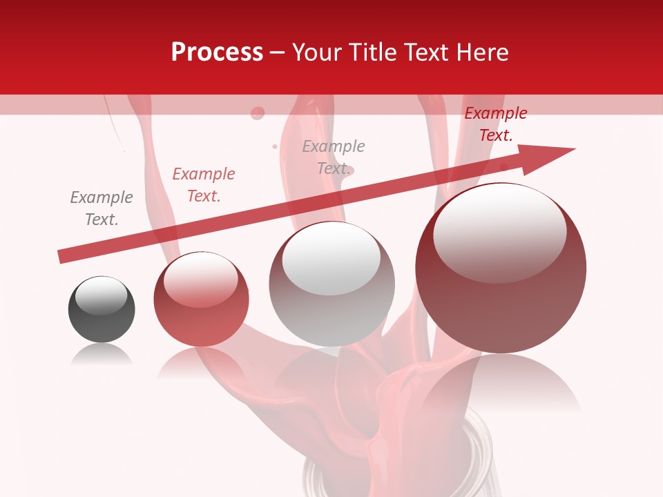 Can Red Abstract PowerPoint Template