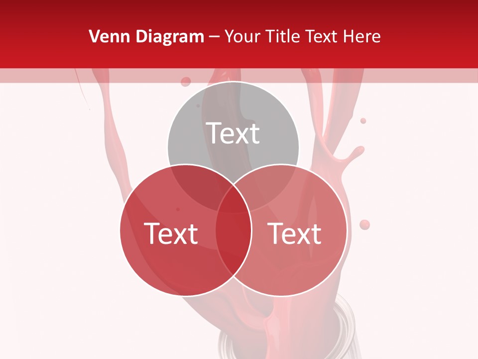 Can Red Abstract PowerPoint Template
