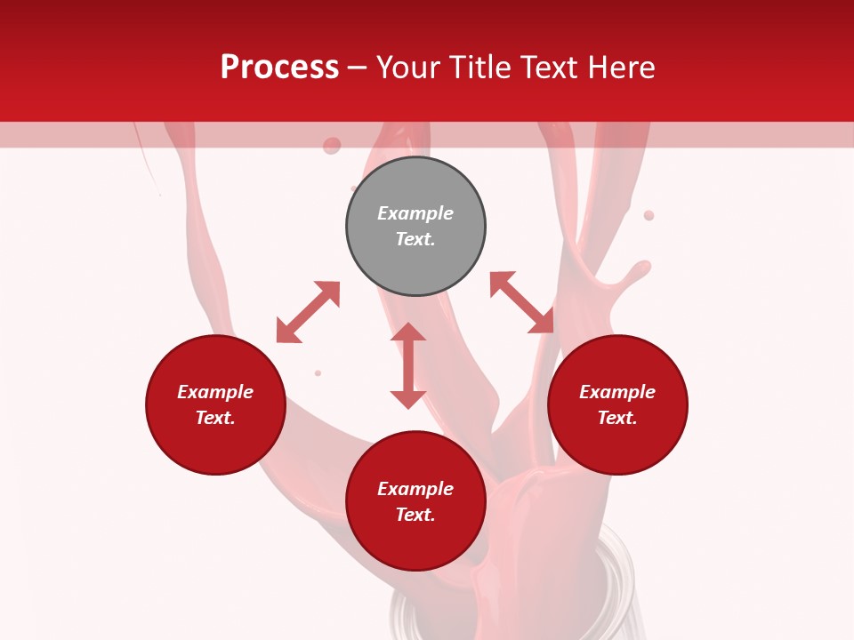 Can Red Abstract PowerPoint Template